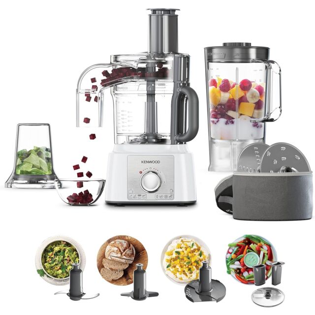 Kenwood FDP65.860WH Multipro Express 4 In 1 Food Processor 