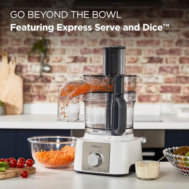 Kenwood FDP65.860WH Multipro Express 4 In 1 Food Processor 