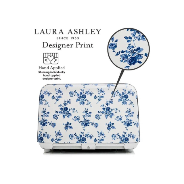 Laura Ashley VQSBT583LACR 4 Slice Toaster In China Rose From Laura Ashley 