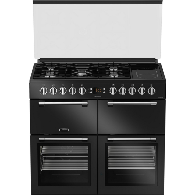 Leisure CC100F521K 100cm Dual Fuel Cooker Black
