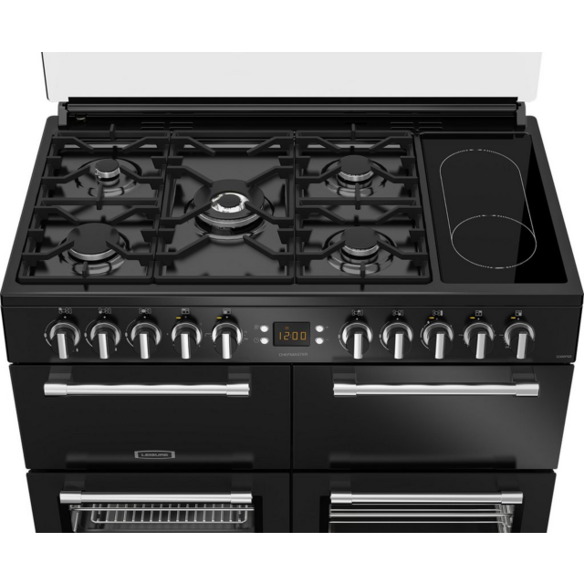 Leisure CC100F521K 100cm Dual Fuel Cooker Black