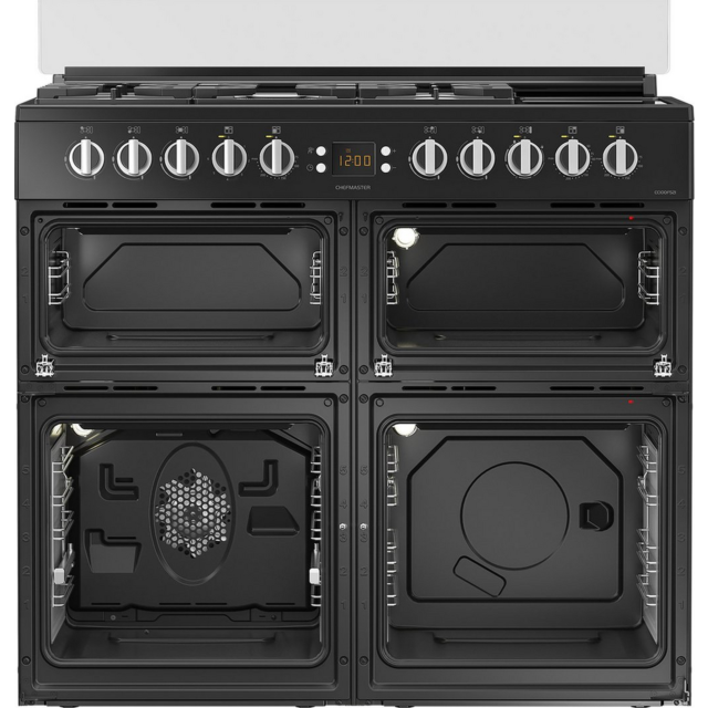 Leisure CC100F521K 100cm Dual Fuel Cooker Black