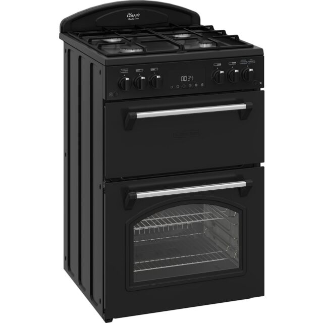 Leisure CLB60GCK Classic Double Oven Gas Cooker In Black 