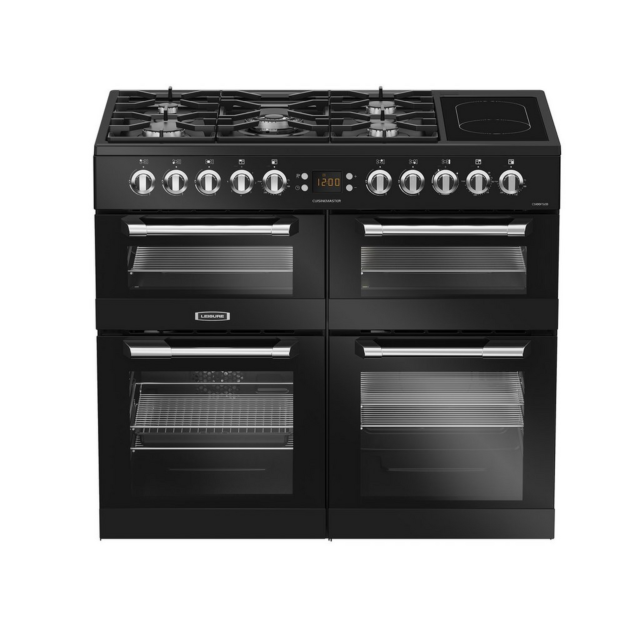 Leisure CS100F520K 100cm Black Dual Fuel Cooker