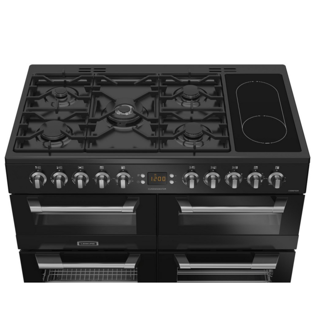 Leisure CS100F520K 100cm Black Dual Fuel Cooker