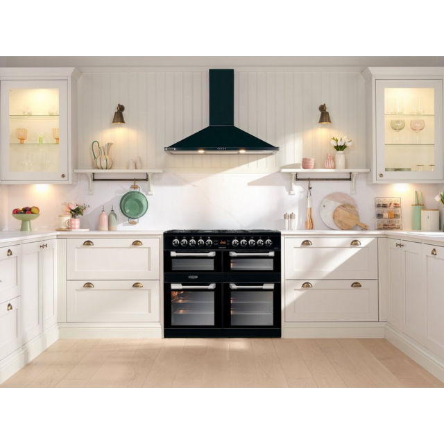 Leisure CS100F520K 100cm Black Dual Fuel Cooker