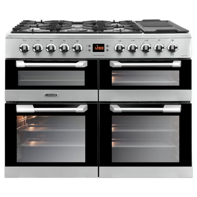 Leisure CS100F520X 100cm Dual Fuel Cooker Stainless Steel