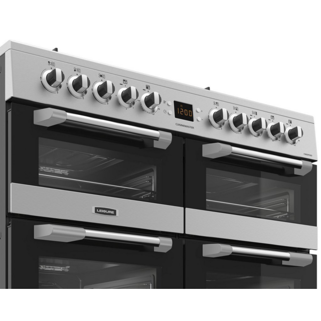 Leisure CS100F520X 100cm Dual Fuel Cooker Stainless Steel
