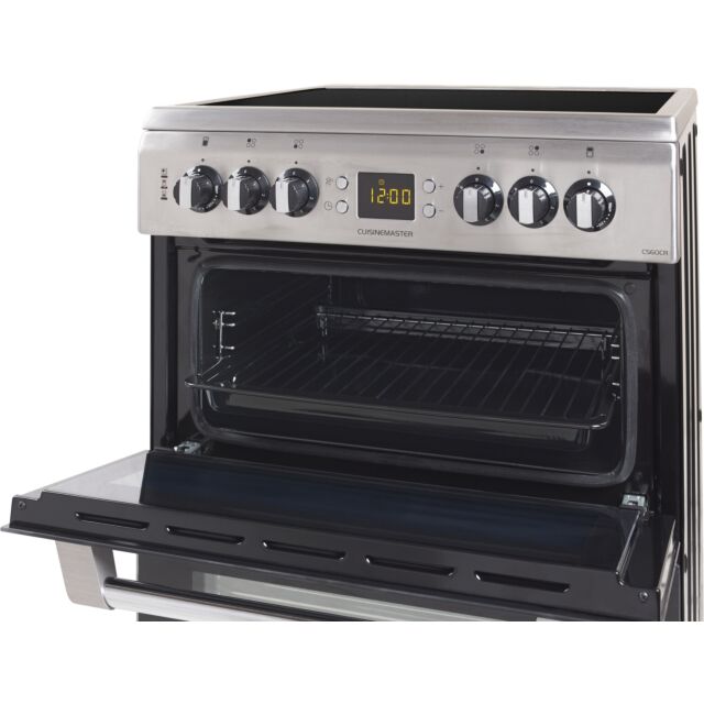 Leisure CS60CRX 60Cm Ceramic Electric Cooker In Stainless Steel 