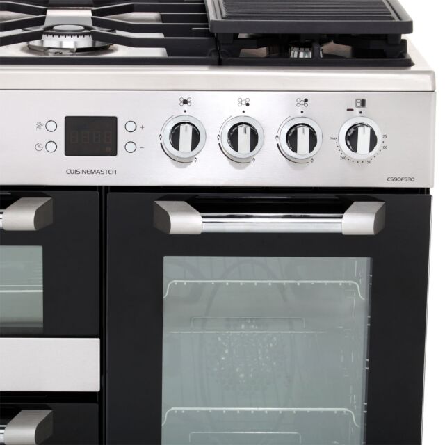Leisure CS90F530X 90cm dual fuel Leisure Cuisinemaster, s/steel