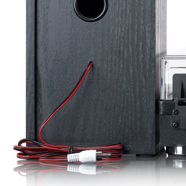 Lenco LS-101 Turntable & Hi Fi speakers  - Black