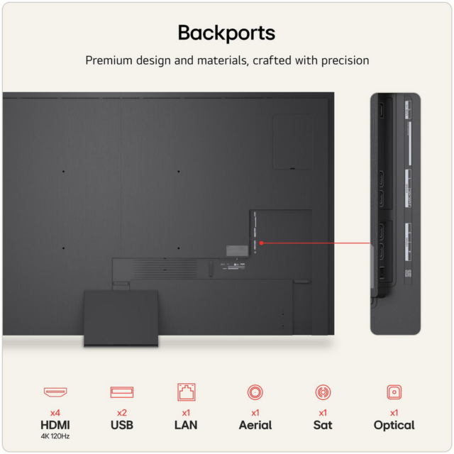 LG 100QNED87B6.AEK 100inch 4K QNED evo AI Smart TV