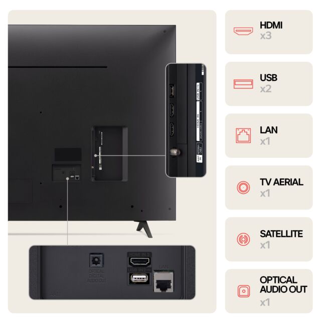 Lg 50UT80006LA.AEK 50inch 4K LED Smart TV
