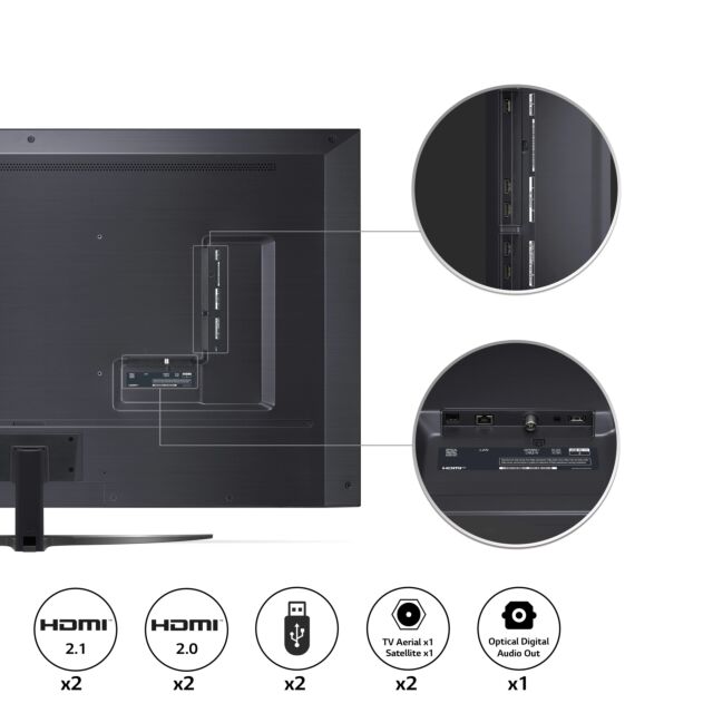 LG 65QNED816QA_AEK 65inch 4K Qned Smart TV With Voice Assistants
