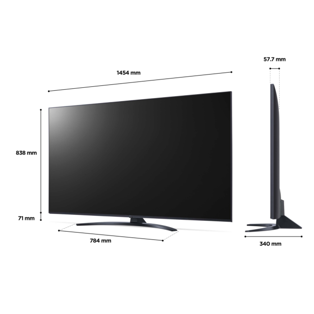 LG 65UQ91006LA_AEK 65inch 4K LED Smart TV with Voice Assistants