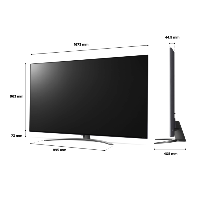 LG 75QNED866QA_AEK 75inch 4K QNED MiniLED Smart TV with Voice Assistant
