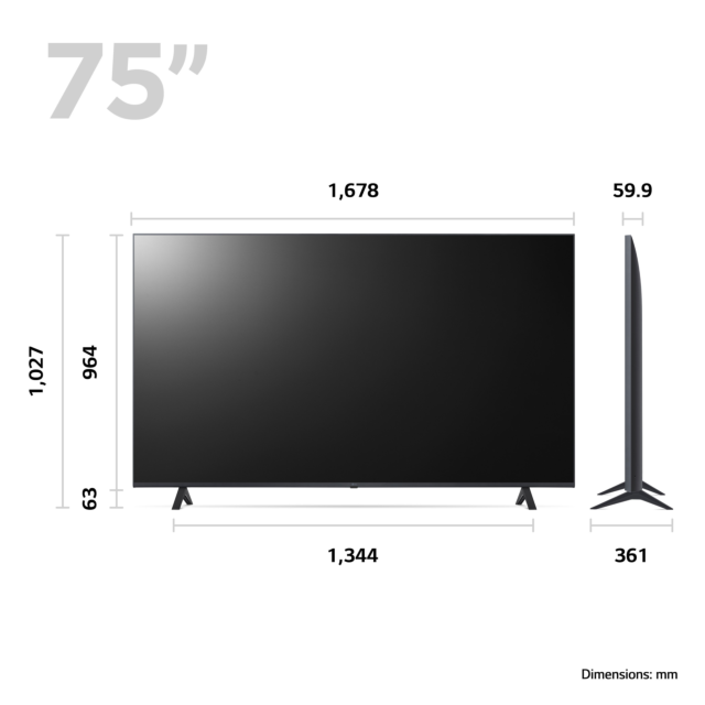 Lg 75UR78006LK_AEK 75inch 4K Smart LED TV