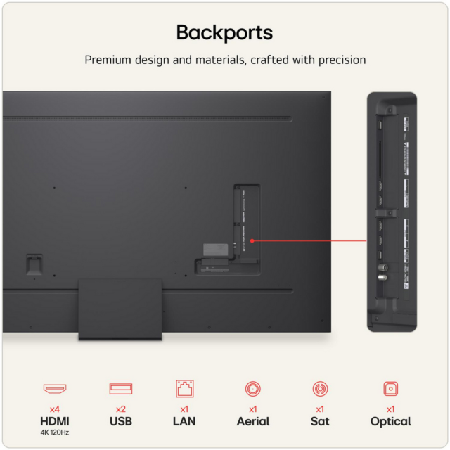 LG 86QNED87B6A.AEK 86inch 4K QNED evo AI Smart TV