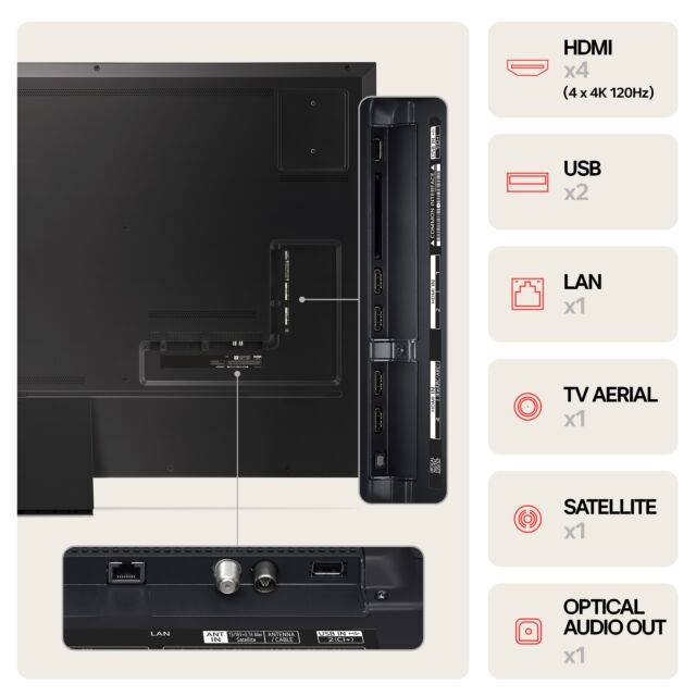 LG 86QNED91T6A.AEK 86inch 4K Smart TV - Ashed Blue