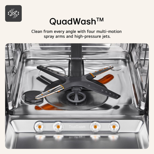 LG QuadWash DF355FP Dishwasher - Full Size Model