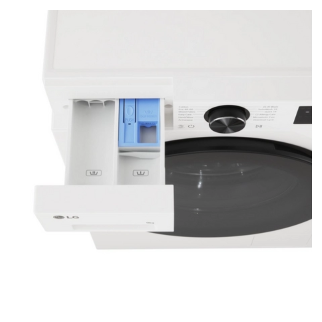 Lg F2X50S9TWB, Series 3 Counter-Depth MAX™ 9 kg 1200 Spin Washing Machine - White - A-10% Rated