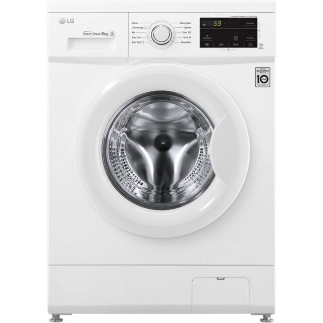 LG F4MT08W 8 kg 1400 Inverter Direct Drive Washing Machine - WHITE