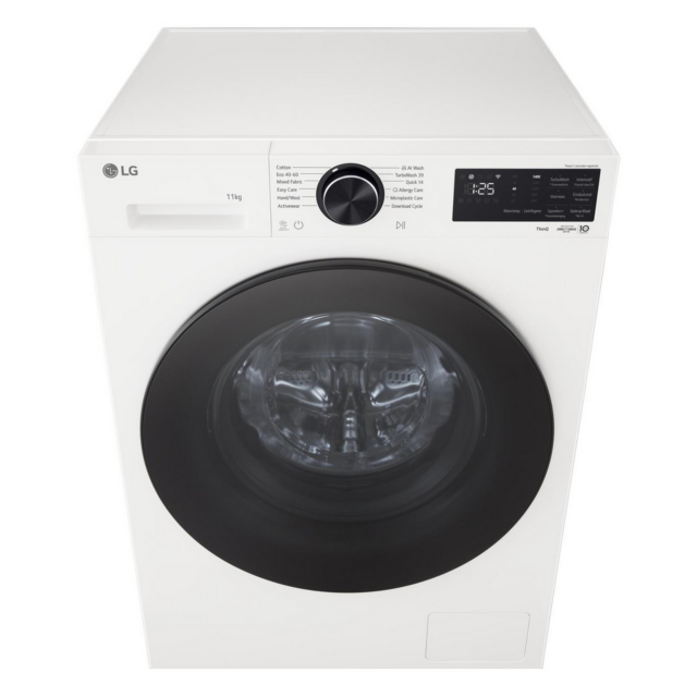 LG F4X5011TWB 11kg 1400 Spin Washing Machine - White