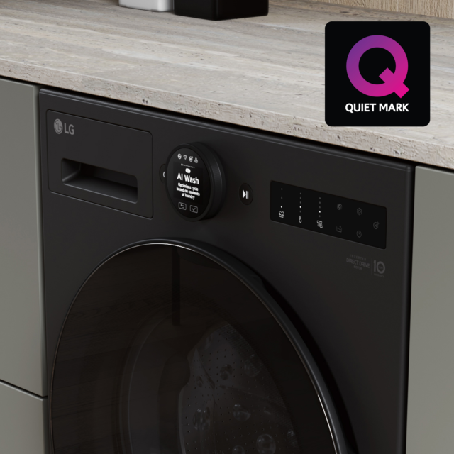 LG F4X7009TBB 9kg 1400 Spin Washing Machine Black