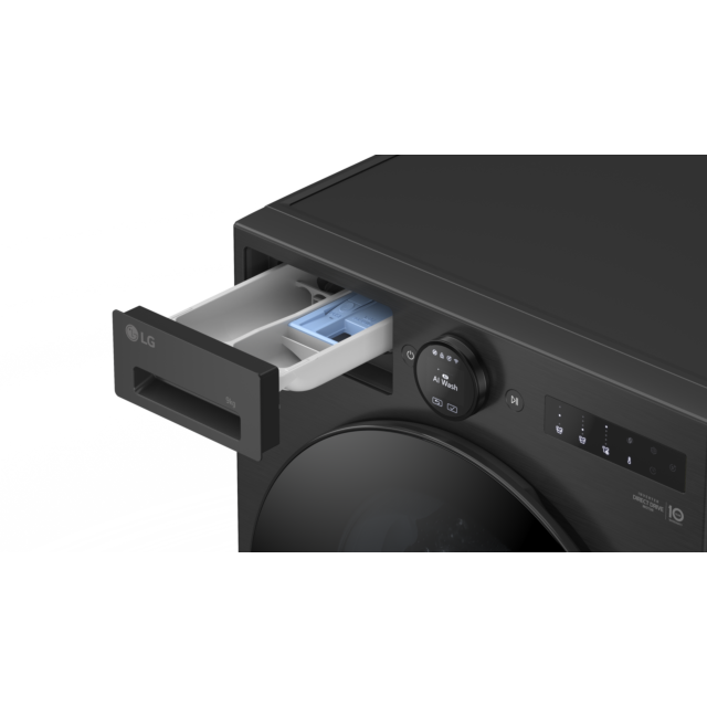 LG F4X7009TBB 9kg 1400 Spin Washing Machine Black