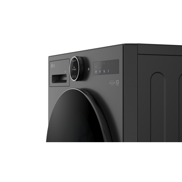 LG F4X7009TBB 9kg 1400 Spin Washing Machine Black
