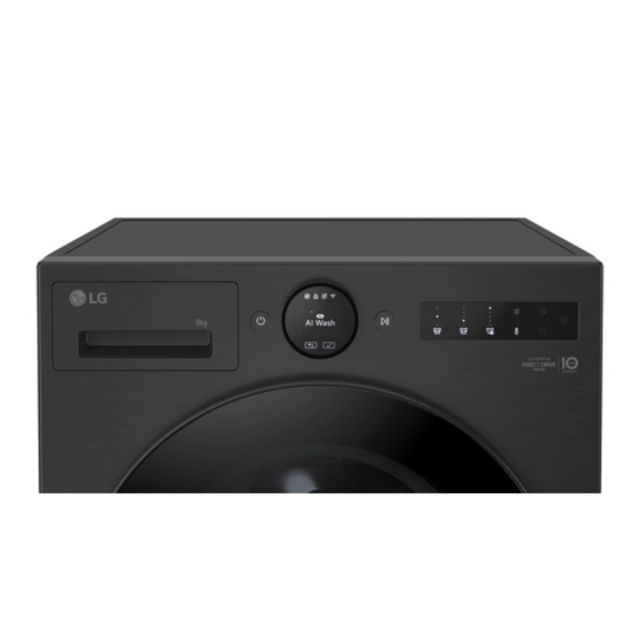 Lg F4X7009TBB Series 7 Ai Direct Drive™ 9 Kg 1400 Spin Washing Machine - Matte Black - A-40% Rated