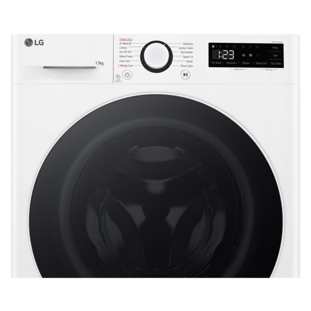 LG F4Y513WWLN1 13kg Washing Machine - White