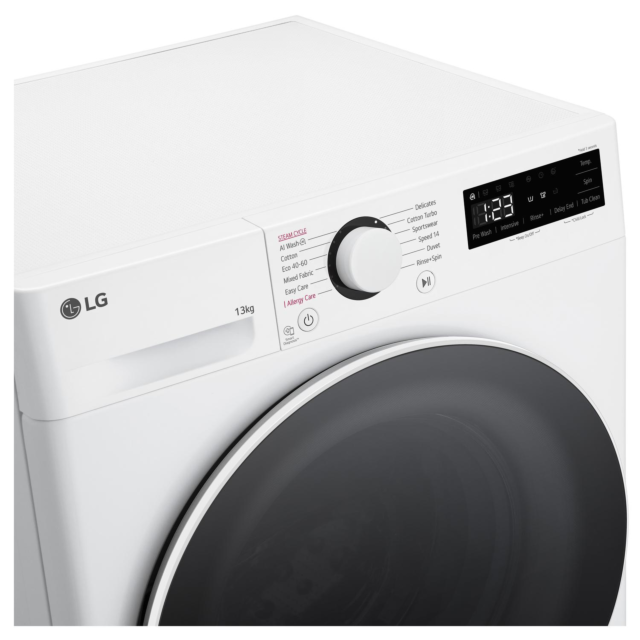 LG F4Y513WWLN1 13kg Washing Machine - White