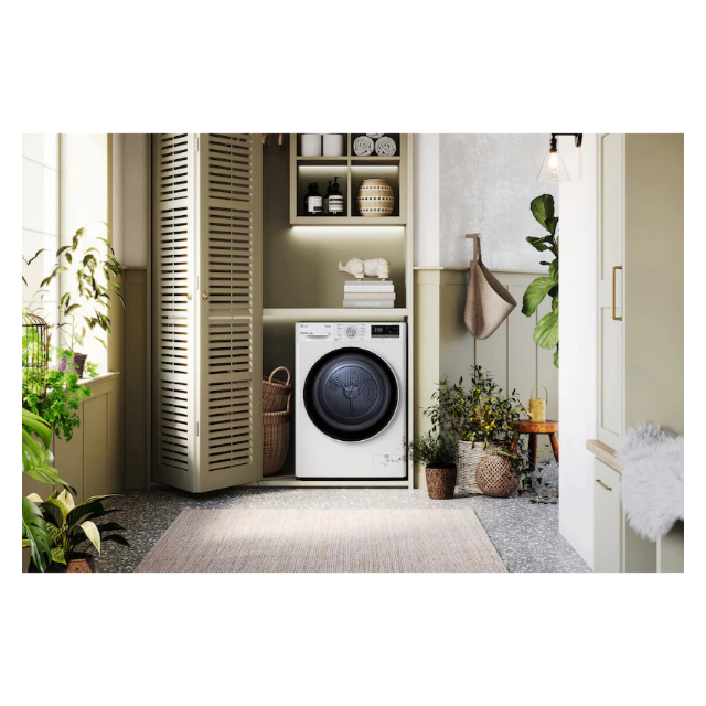 Lg FDV709W 9kg Heat Pump Tumble Dryer - White