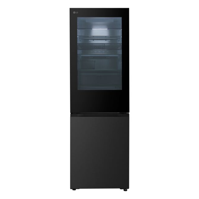 Lg GBGS514CEV InstaView Total No Frost Fridge Freezer - Black