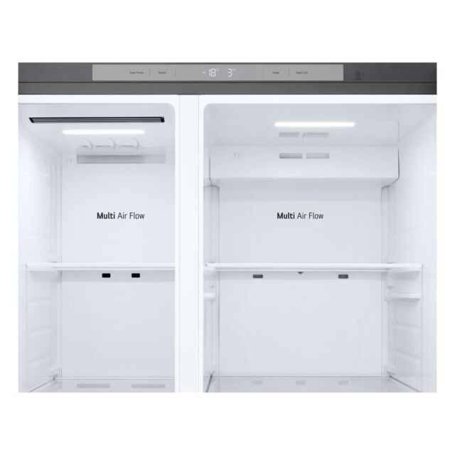 LG GSBC40PYPE 91.3cm 60/40 Frost Free American Fridge Freezer - Prime Silver