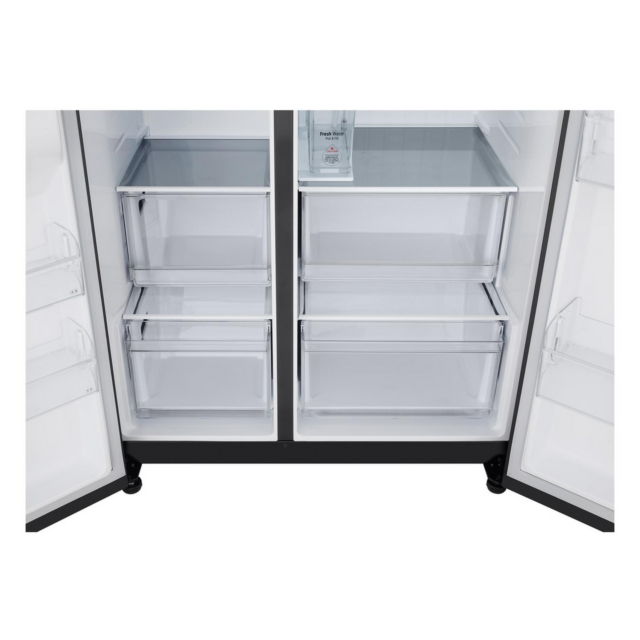 LG GSLC41EPPE 641L No Frost American Fridge Freezer Black