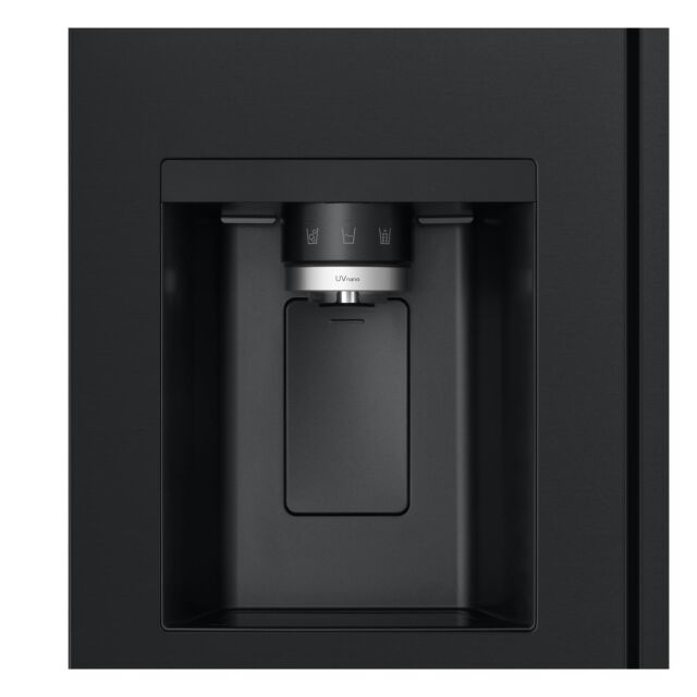 LG GSLE81EPBD 91.3cm 50/50 Total No Frost American Fridge Freezer - Essence Matte Black