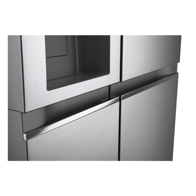 LG GSLV71PZTD 91.3cm Frost Free American Style Fridge Freezer - Shiny Steel