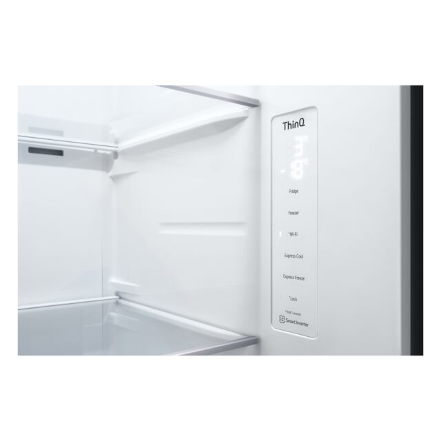 LG GSVV80PYLL 91.3cm 50/50 Frost Free American Fridge Freezer - Prime Silver