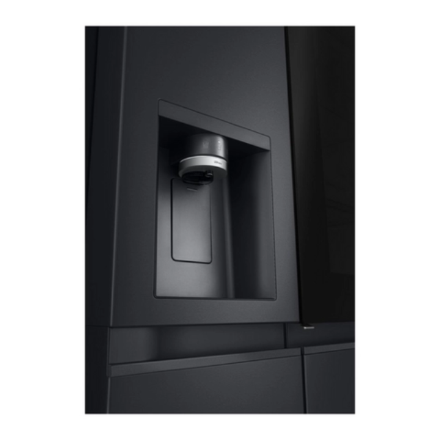 Lg GSXE90EVAD Instaview™ Side-By-Side Refrigerator, Essence Black Steel
