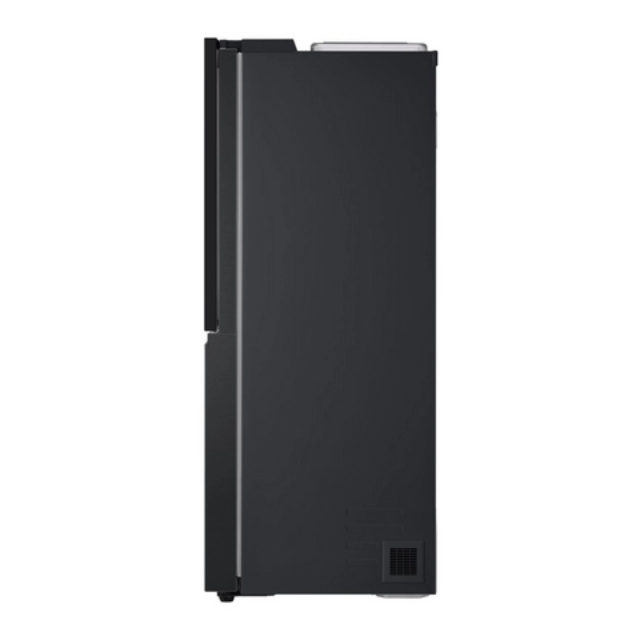 Lg GSXE90EVAD Instaview™ Side-By-Side Refrigerator, Essence Black Steel