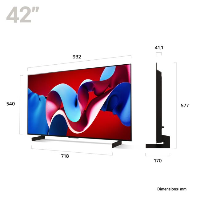 Lg OLED42C44LA.AEK 42inch 4K OLED EVO Smart TV