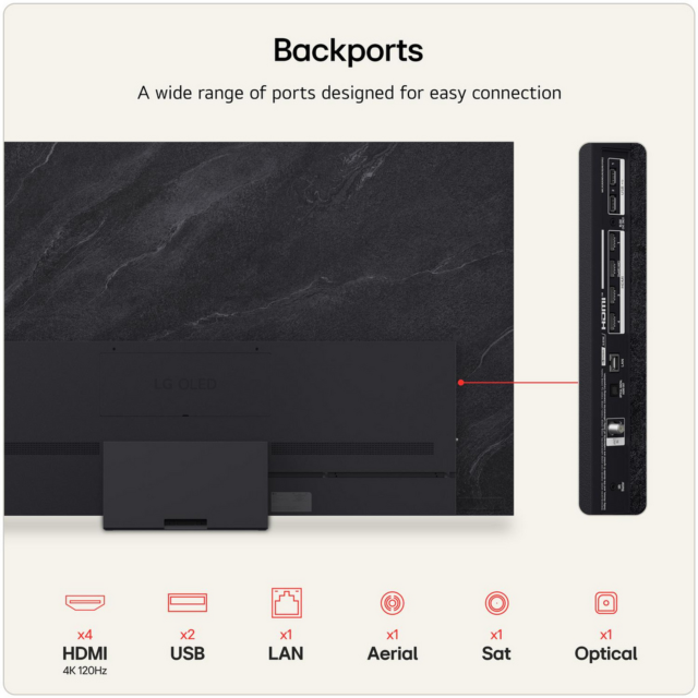 LG OLED83C66LB.AEK 83-inch 4K OLED Smart TV