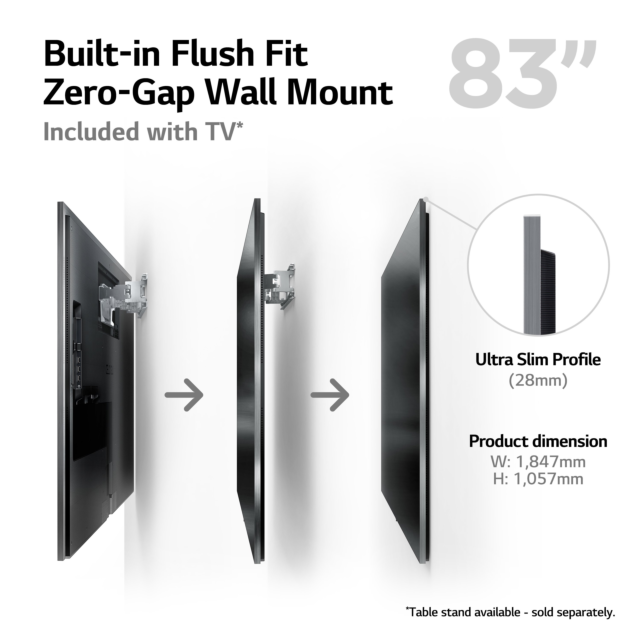 Lg OLED83G36LA_AEK 83inch 4K Smart OLED TV