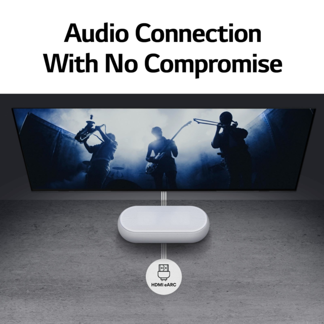 LG QP5W_DGBRLLK 5.1ch Soundbar - White