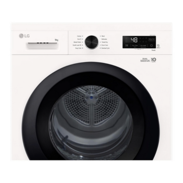 Lg RHX1009NWK Series 2 ThinQ™ 9 kg Heat Pump Tumble Dryer - White - A+++ -6% Rated