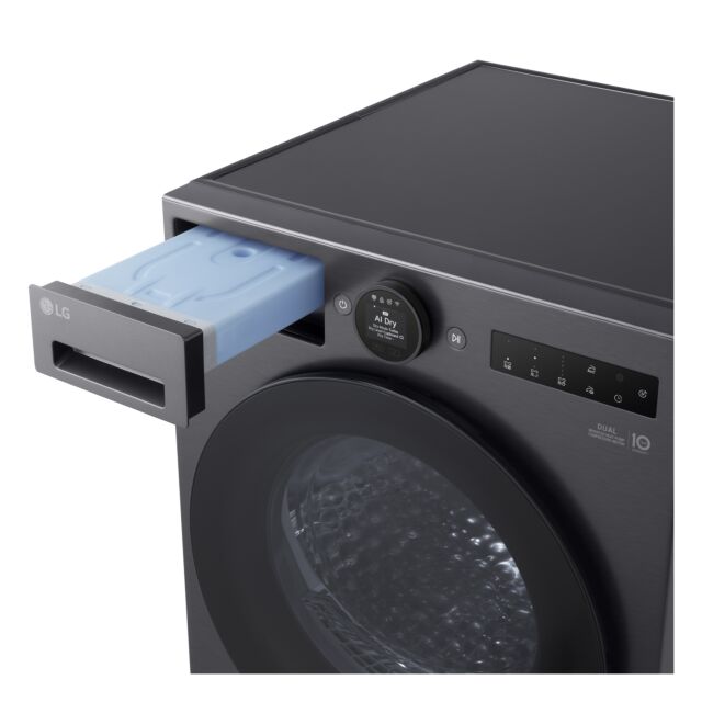 Lg RHX7009TBB​ VX70 Series AI , 9kg DUAL Inverter Heat Pump™ Dryer, Black