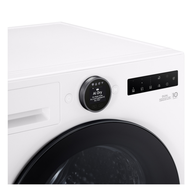 LG RHX7010TWB 10kg Heat Pump Tumble Dryer White