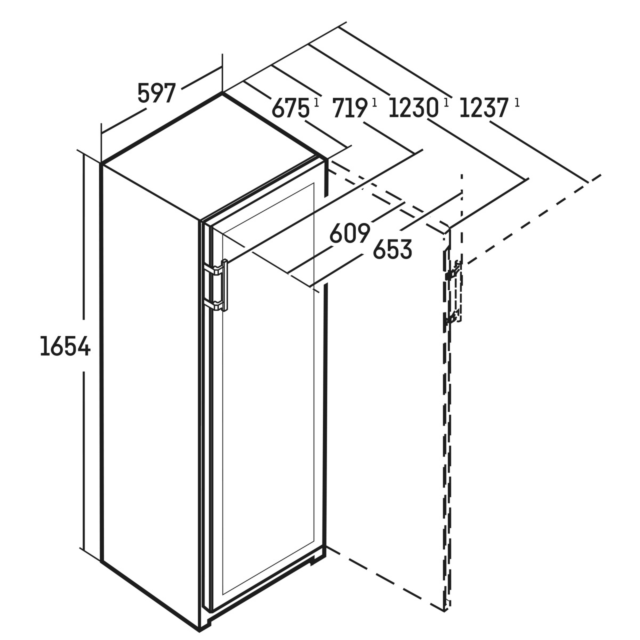 Liebherr WPBSI5052 Black Dual-Zone Wine Cabinet